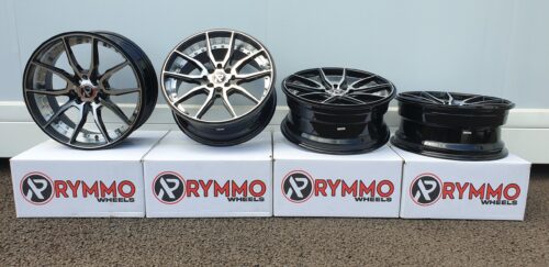 17x7 | 4x100/108 / 4x100/114.3 | FC009 - Gloss Black Machined Face Silver Inside