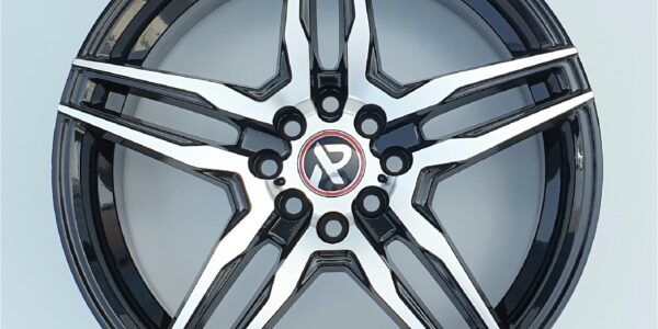 17x7.5 | 4x100 / 4x108 / 4x114.3 | FC1088 - Gloss Black Machined Face