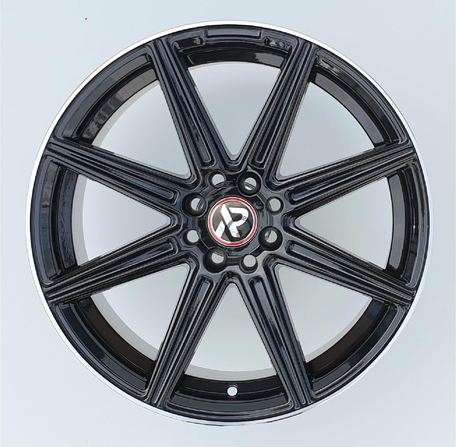 17×7.5 | 4×100 / 4×108 / 4×114.3 | FC1101 – Gloss Black Machined Lip ...