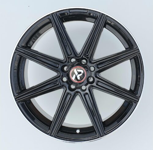 17x7.5 | 4x100/108 / 4x100/114.3 | FC1101 - Gloss Black Machined Lip