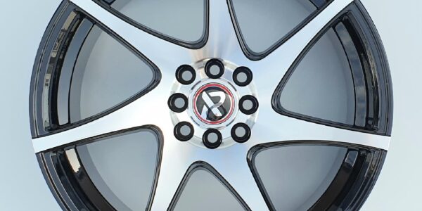 18x8.5 | 4x100 / 4x108 / 4x114.3 | FC1116 - Gloss Black Machined Face