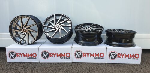 17x7 | 4x100/108 / 4x100/114.3 | FC1284 - Gloss Black Machined Face Silver Inside