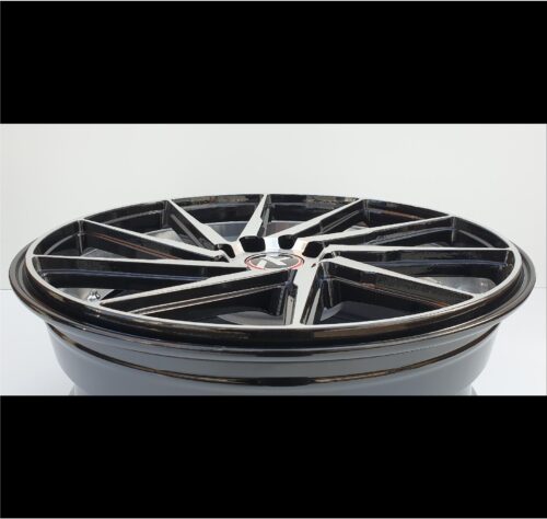 17x7 | 4x100/108 / 4x100/114.3 | FC1284 - Gloss Black Machined Face Silver Inside