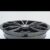 17x7.5 | 4x100 | FC1390 - Gloss Black Machined Face