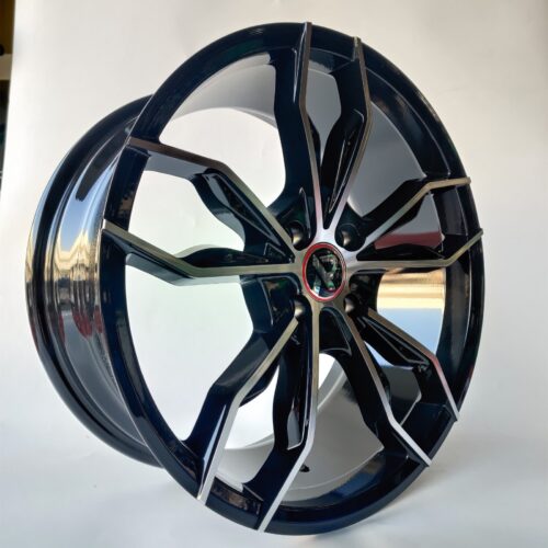 17x7.5 | 4x100 | FC1390 - Gloss Black Machined Face