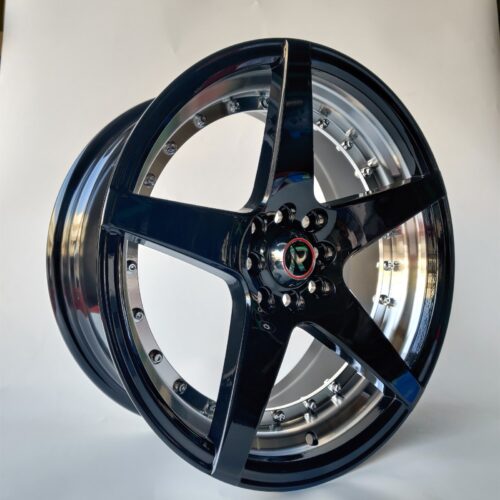 18x8 | 4x100/108 | FC1034 - Gloss Black Silver Inside