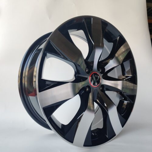 17x7 | 4x100 | FC707 - Gloss Black Machined Face