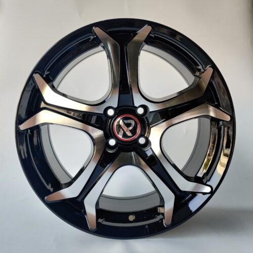 17x7 | 4x100 | FC720 - Gloss Black Machined Face