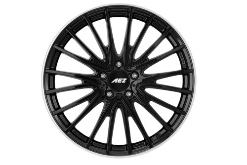 19x9 | 5x112 | Berlin Black - Gloss Black Polished Lip