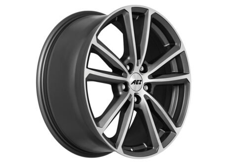 17x7 | 5x108 / 5x112 | Tioga Titan - Graphite Matt Front Polished