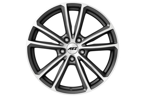 17x7 | 5x108 / 5x112 | Tioga Titan - Graphite Matt Front Polished