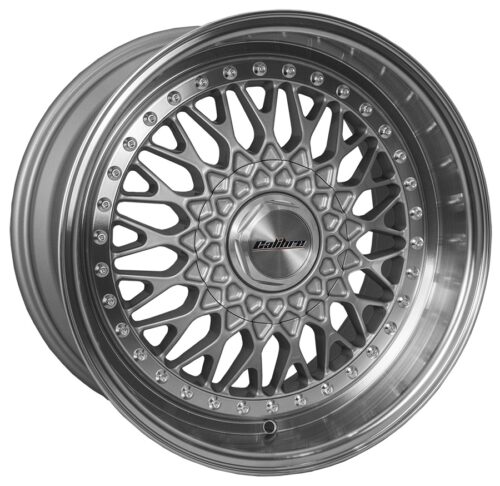 17x8 | 4x100/108 / 5x100/112 / 5x120 | Vintage - Silver Polished Lip