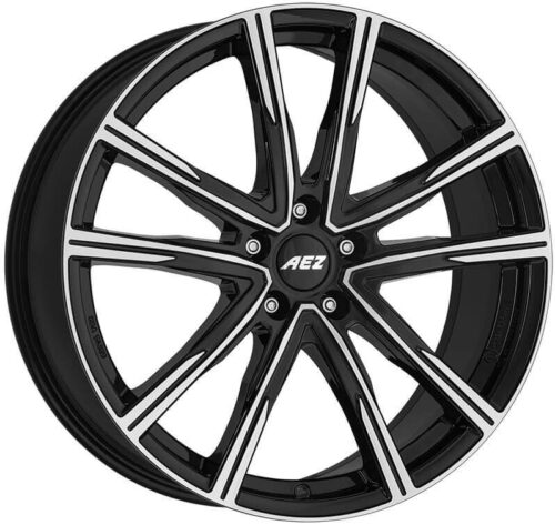19x7 | 5x108 / 5x112 / 5x114.3 | Montreal Dark - Gloss Black Front Polished