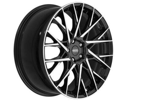 18x7.5 | 4x100 / 4x108 / 5x100 / 5x108 / 5x112 / 5x114.3 | Fuji Dark - Black Polished