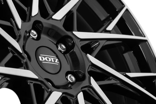 18x7.5 | 4x100 / 4x108 / 5x100 / 5x108 / 5x112 / 5x114.3 | Fuji Dark - Black Polished