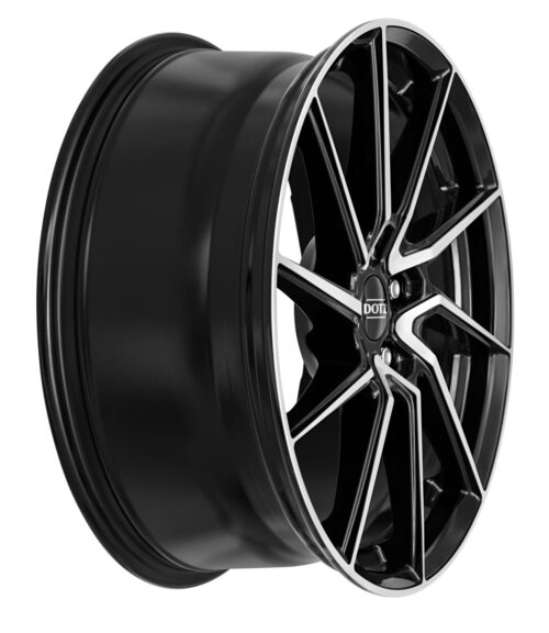 17x7.5 | 5x100 / 5x108 / 5x112 / 5x114.3 | Spa Dark - Black Polished