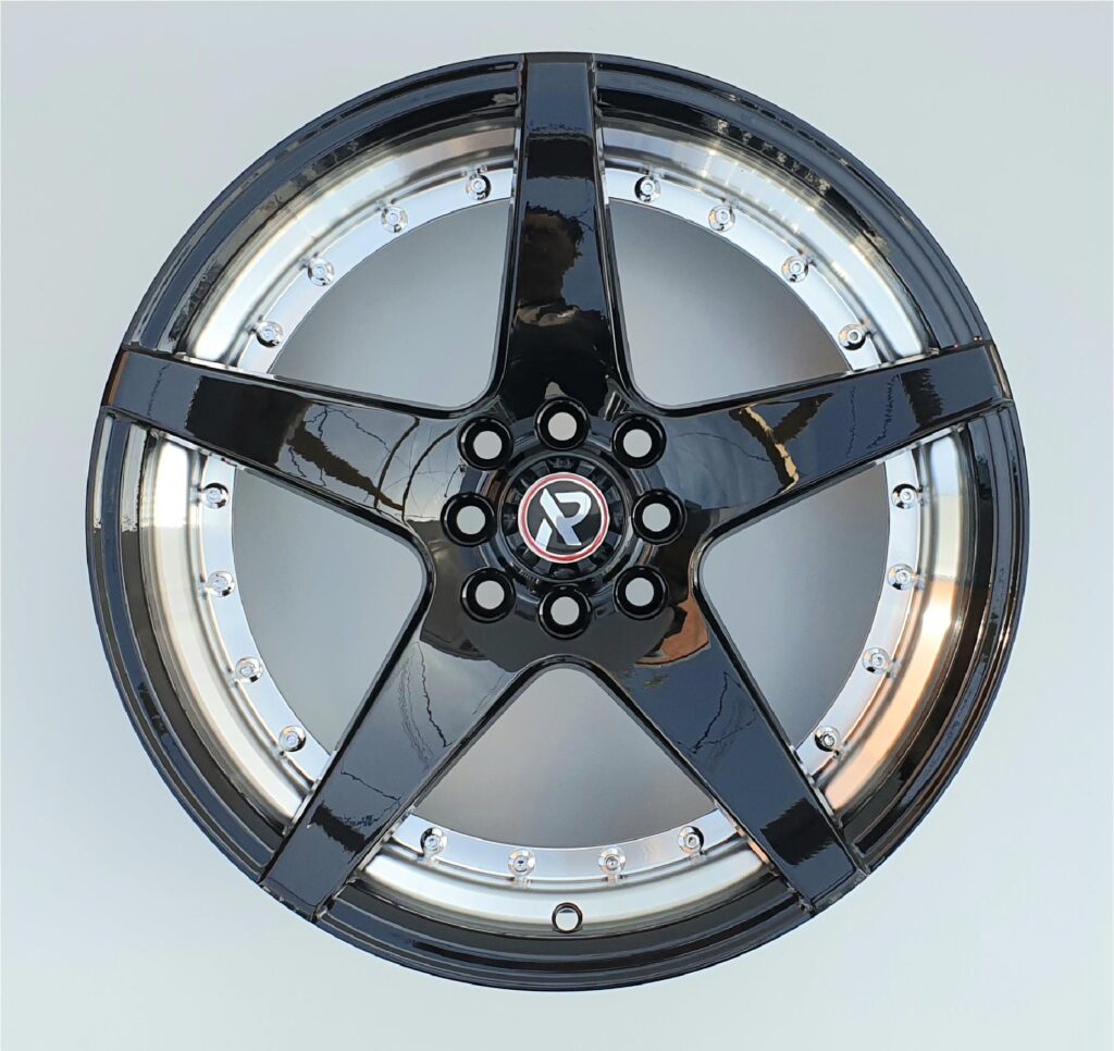 17×7.5 | 4×100/108 / 4×100/114.3 | FC1034 – Gloss Black Silver Inside ...