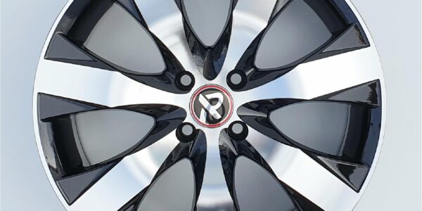 17x7 | 4x100 | FC707 - Gloss Black Machined Face