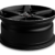 16x7 | 5x100 / 5x108 / 5x112 / 5x114.3 | Five - Matt Black Polished Lip