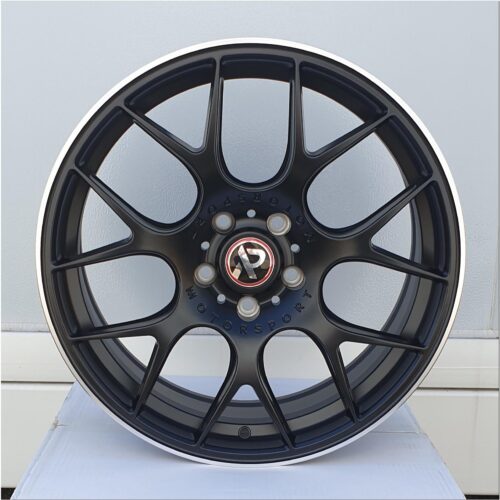 18x8 | 5x112 / 5x120 | FF11 - Satin Black Machined Lip