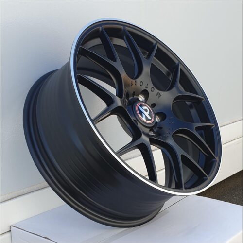 18x8 | 5x112 / 5x120 | FF11 - Satin Black Machined Lip