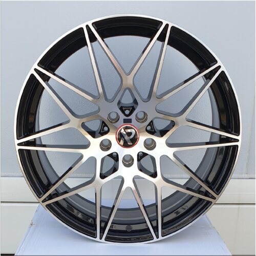 19x8.5 | 5x112 | FF23 - Gloss Black Machined Face