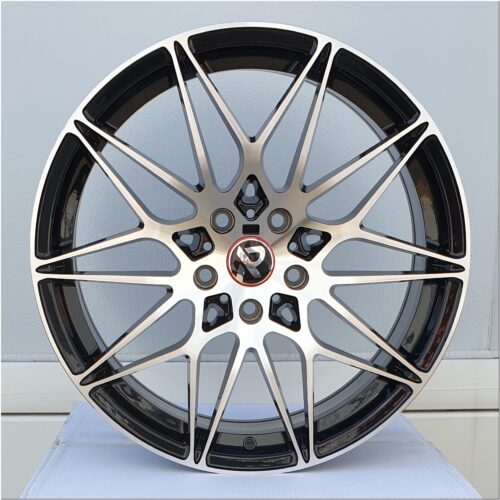 18x8 | 5x112 | FF23 - Gloss Black Machined Face