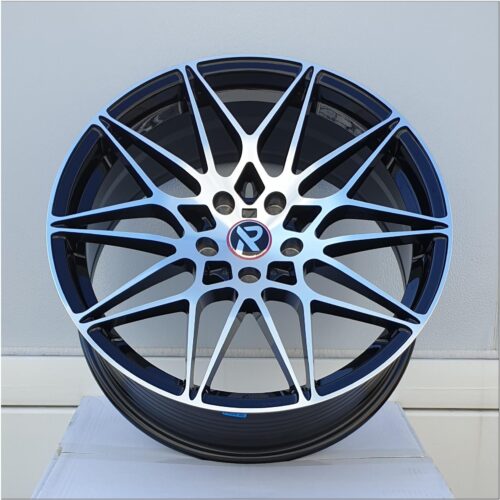 18x8 | 5x112 | FF23 - Gloss Black Machined Face