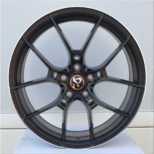 19x8.5 | 5x112 / 5x120 | FF45 - Satin Black Machined Lip