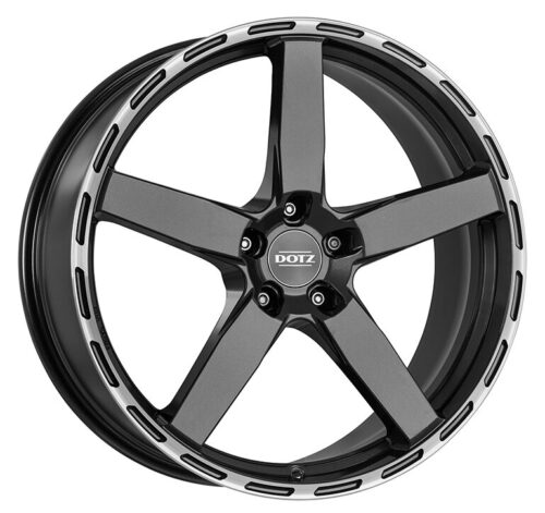 19x8 | 5x108 / 5x112 / 5x114.3 | MarinaBay Dark - Gunmetal Polished Lip