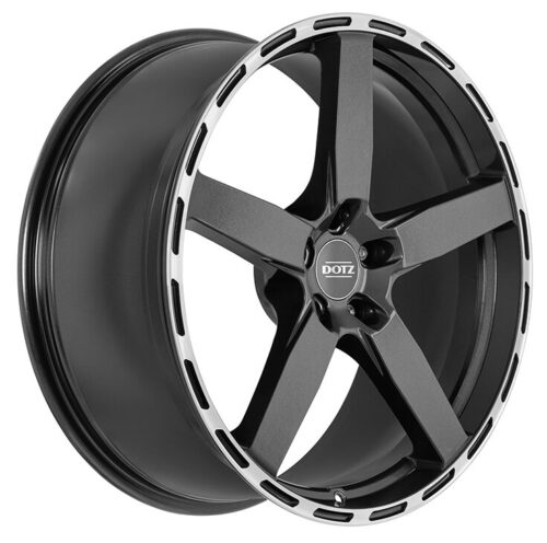 19x8 | 5x108 / 5x112 / 5x114.3 | MarinaBay Dark - Gunmetal Polished Lip