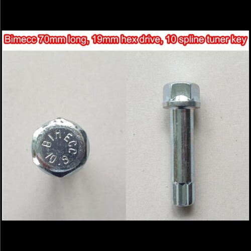 1x Bimecc Eng. 19mm 70mm long tuner key